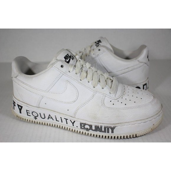 Nike Other - Nike Air Force 1 Low Equality AQ2118 100 Mens 9.5 O502